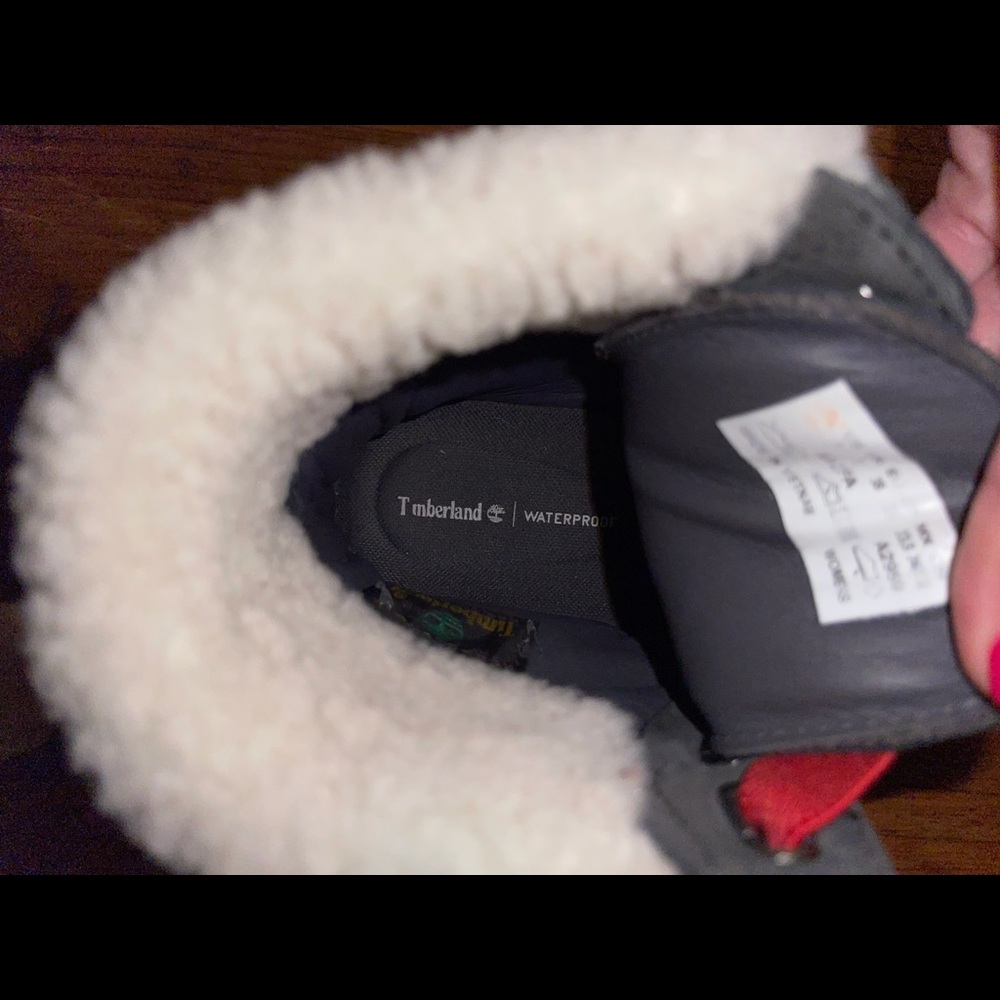 Waterproof Timberlands Red Laces - image 5